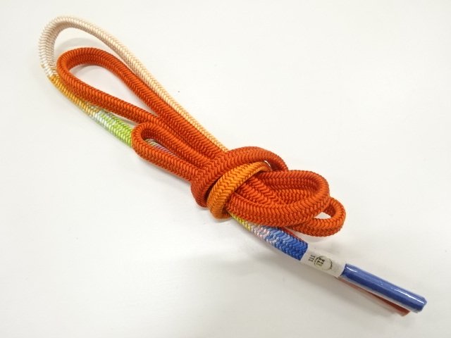 JAPANESE KIMONO / HANDTIED OBIJIME CORD